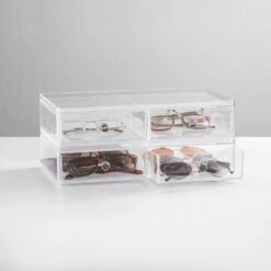 2-Drawer Eyewear Organizer -Home storage 1000 Square JPG 39760MDG SellShot