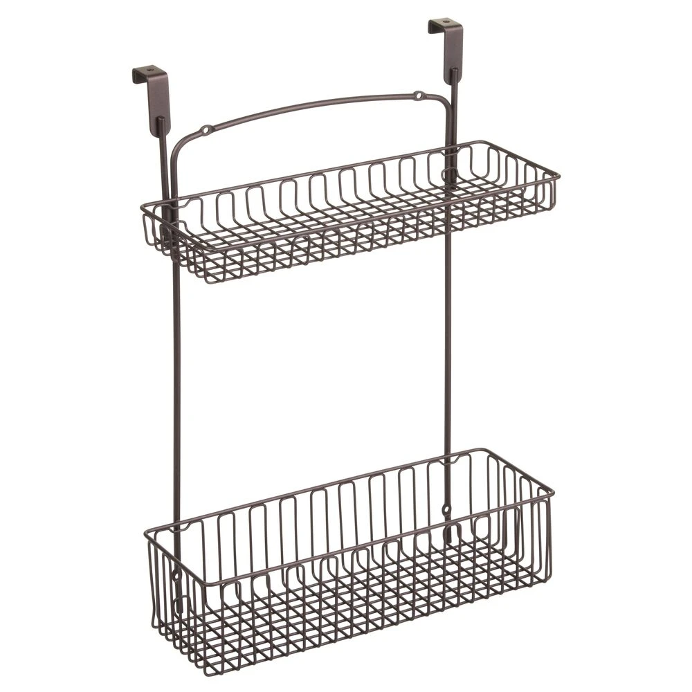 2-Tier Over The Cabinet Door Organizer 5 X 11.5 X 15 1 2-Tier Over The Cabinet Door Organizer 5 X 11.5 X 15