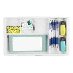 Expandable Desk Drawer Organizer -Home storage 1000 Square JPG 6135MDO detail
