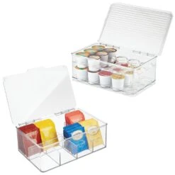 Multi-Compartment Coffee Pods + Tea Bag Box Set -Home storage 1000 Square JPG 6206MDK.MAIN
