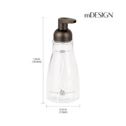 Refillable Foaming Soap Dispenser Set -Home storage 1000 Square JPG 6938MDBA Dimensions