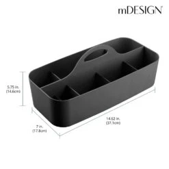 11-Section Desk Caddy -Home storage 1000 Square JPG 8076MDBST Dimensions