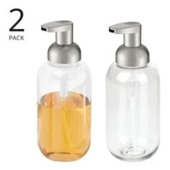 Refillable Foaming Soap Pump Set -Home storage 1000 Square JPG 8248MDK Outline