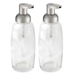 Glass Refillable Foaming Soap Pump Dispenser -Home storage 1000 Square JPG 9305MDBA.PT01