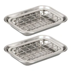 Stainless Steel Soap Dish -Home storage 1000 Square JPG 9614MDK new