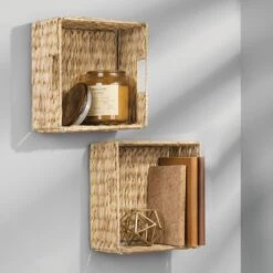 Water Hyacinth Basket 10.5 X 10.5 X 5 -Home storage 1000 Square JPG 9904MDHS Environment