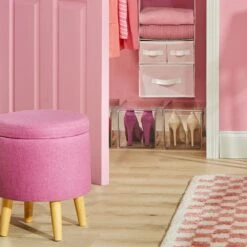 Clear Stackable Shoe Box 13 X 7 X 9 -Home storage 1000 Square JPG BarbieCloset Environment 4