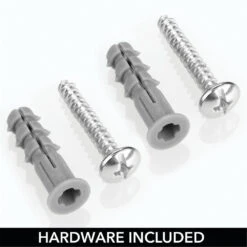 Wall Mount Or Adhesive Bin 6 X 16 X 6 -Home storage 1000 Square JPG Hardware 2 Chrome