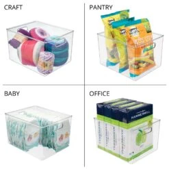 Deep Bathroom Bin With Handles 12 X 10 X 8 11 Deep Bathroom Bin With Handles 12 X 10 X 8 -Home storage 1000 Square JPG LinusBinz Detail