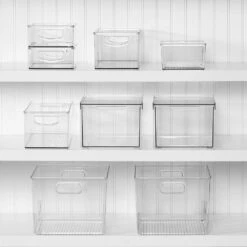 Deep Closet Bin With Handles 12 X 10 X 8 -Home storage 1000 Square JPG PantryOrganization Environment
