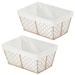 Wire Basket With Fabric Liner -Home storage 1600 300DPI 16957MDHS.MAIN 3