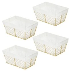 Wire Basket With Fabric Liner -Home storage 1600 300DPI 16964MDHS.MAIN 3