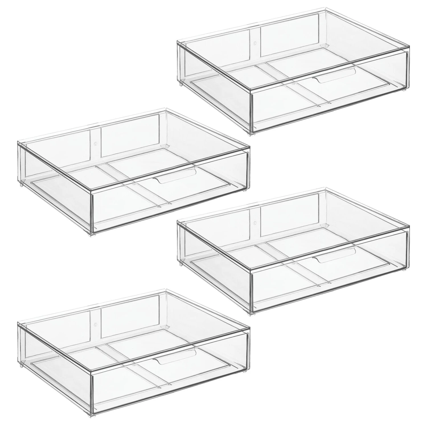 Stackable Kitchen Storage Drawer 12 X 16 X 4 4 Stackable Kitchen Storage Drawer 12 X 16 X 4 - Image 4