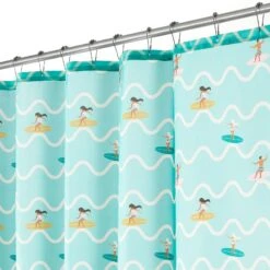 Wave Surfer Shower Curtain