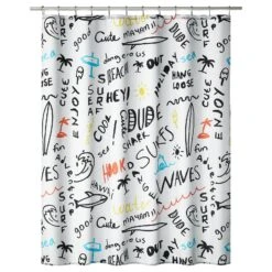 Surfer Dude Shower Curtain -Home storage 1600 300DPI 22357MDSC 1