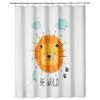 Be Wild Lion Shower Curtain