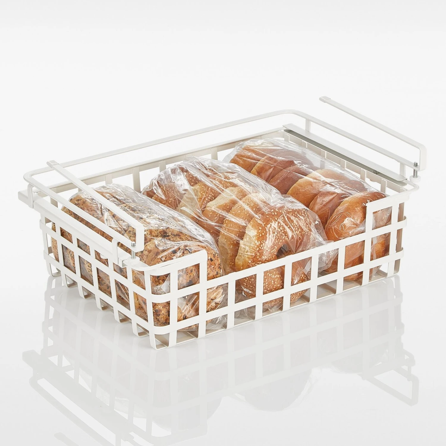 Under Shelf Sliding Wire Basket Set