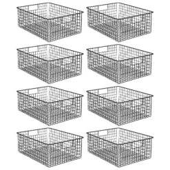 Wire Pantry Basket With Handles 16 X 12 X 6 -Home storage 1600 300DPI 23162MDK.MAIN 3