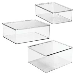 3-Piece Stackable Storage Bin Set -Home storage 1600 300DPI 23371MDT.MAIN 3