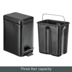 3-Liter Rectangular Step Trash Can 15 3-Liter Rectangular Step Trash Can -Home storage 1600 300DPI 23765MDBST detail1