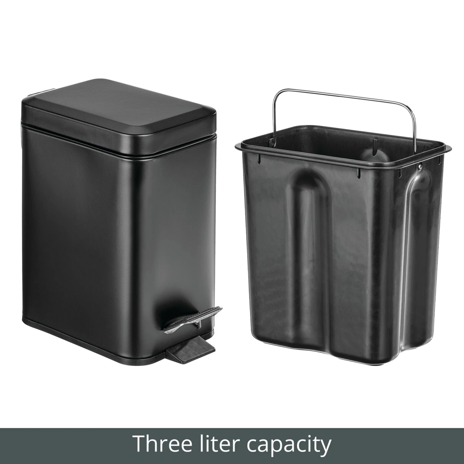 3-Liter Rectangular Step Trash Can 8 3-Liter Rectangular Step Trash Can - Image 8
