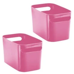 Bathroom Bin With Handles 9 X 5 X 6 20 Bathroom Bin With Handles 9 X 5 X 6 -Home storage 1600 300DPI 24035MDBST.MAIN 3