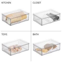 Stackable Closet Storage Drawer 9 X 12 X 4 11 Stackable Closet Storage Drawer 9 X 12 X 4 -Home storage 1600 300DPI RFQ 43473 clear detail2 d4e98294 c8a3 4afd 9a88 63f92ad1cfec