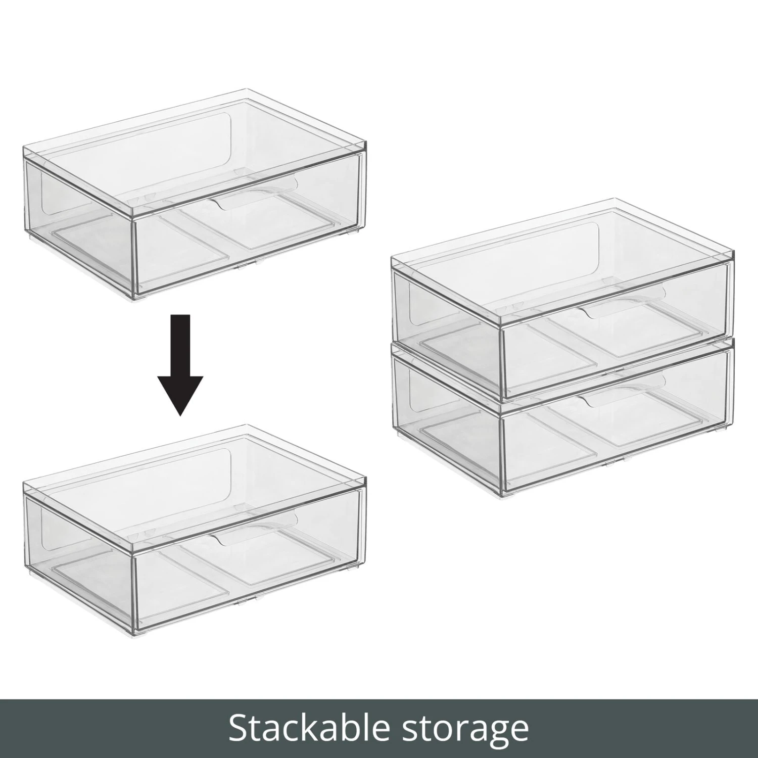 Stackable Closet Storage Drawer 9 X 12 X 4 5 Stackable Closet Storage Drawer 9 X 12 X 4 - Image 5