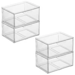 Stackable Bath Storage Drawer 9 X 12 X 6 -Home storage 1600 300DPI RFQ 44115 clear OLc 5e702bb6 efad 4d8e a9c5 1edc1730645a