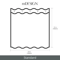 Geometric Grid Shower Curtain -Home storage 1600 300DPI SC Dims standard