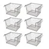 Stackable Wire Pantry Baskets 11 X 12.5 X 9