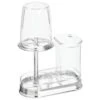 Acrylic Toothbrush Holder With Rinsing Cup