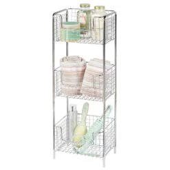 3-Tier Bathroom Basket Stand 23 3-Tier Bathroom Basket Stand -Home storage 1600 Square JPG 02703MDBST.MAIN