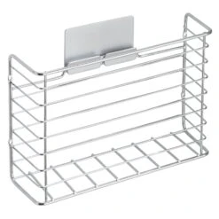 Adhesive Wire Basket 4 X 11 X 9 -Home storage 1600 Square JPG 03251T OLa