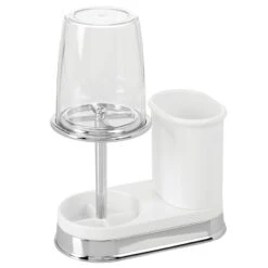 Acrylic Toothbrush Holder With Rinsing Cup 15 Acrylic Toothbrush Holder With Rinsing Cup -Home storage 1600 Square JPG 03569MDBA.PT06