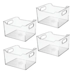 Bin With Handles 10 X 9 X 6 -Home storage 1600 Square JPG 03952MDK.PT01