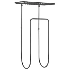 Wall-Mounted Towel Rack With Shelf