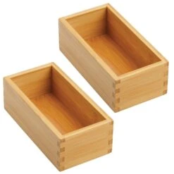 Bamboo Kitchen Drawer Organizer 7 X 3.5 X 2.5