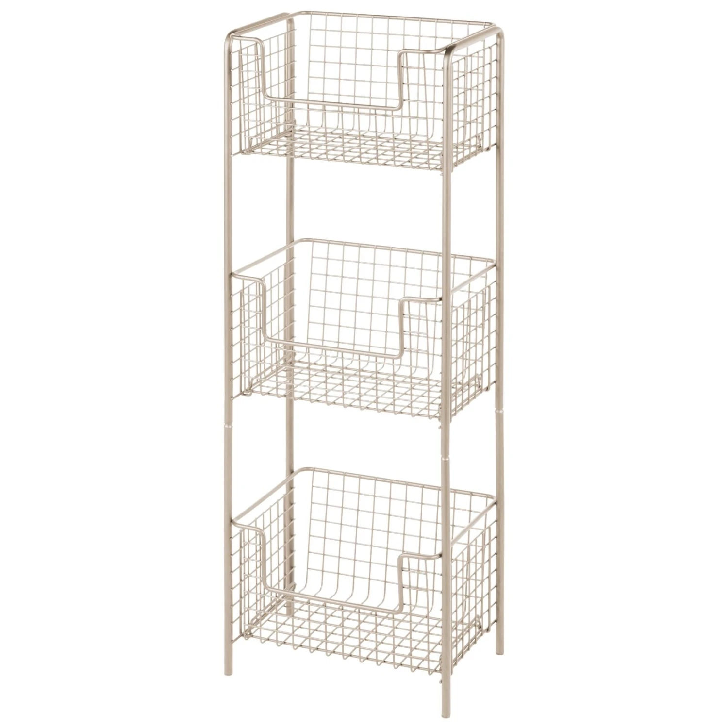 3-Tier Bathroom Basket Stand 1 3-Tier Bathroom Basket Stand