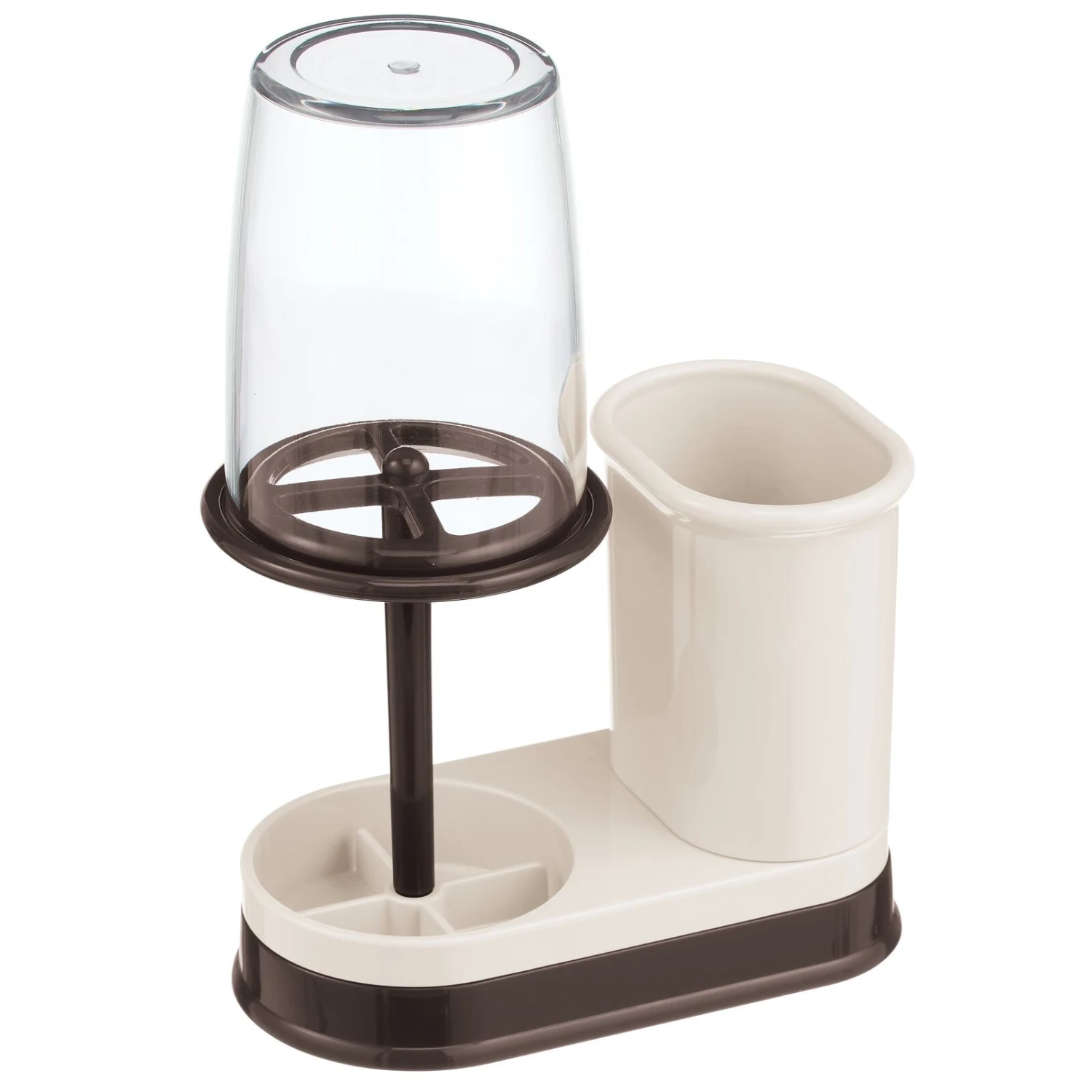 Acrylic Toothbrush Holder With Rinsing Cup 3 Acrylic Toothbrush Holder With Rinsing Cup - Image 3