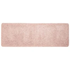 Solid Non-Slip Heathered Bath Rug