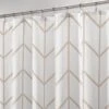Modern Chevron Shower Curtain