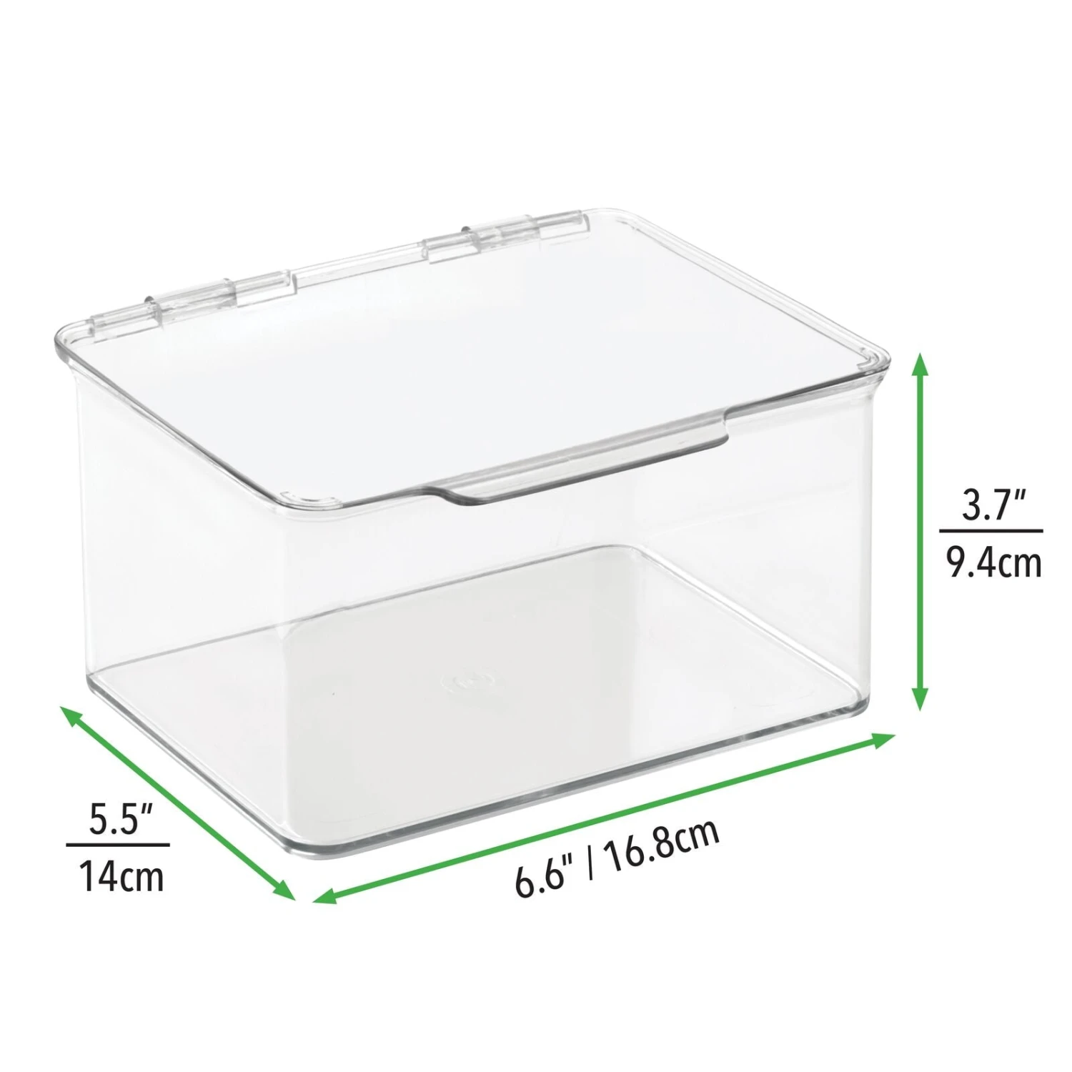 Hinged-Lid Kitchen Storage Box 6 X 7 X 4 3 Hinged-Lid Kitchen Storage Box 6 X 7 X 4 - Image 3