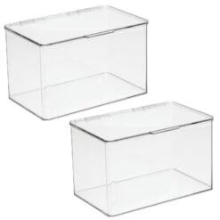 Hinged-Lid Bathroom Storage Box 7 X 11 X 6.5 16 Hinged-Lid Bathroom Storage Box 7 X 11 X 6.5 -Home storage 1600 Square JPG 08515MDO.MAIN 3 e6dcc201 de4d 4b37 9026 c252c7459ed3