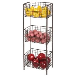3-Tier Kitchen Basket Stand -Home storage 1600 Square JPG 08672MDK.MAIN