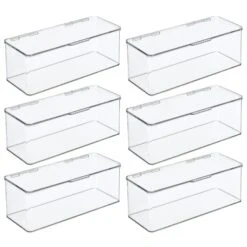 Hinged-Lid Kitchen Storage Box 5.75 X 13 X 5 -Home storage 1600 Square JPG 08786MDCS.MAIN 3