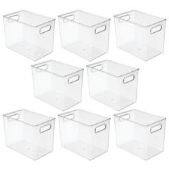 Kitchen Storage Bin With Handles 10 X 6.5 X 8 -Home storage 1600 Square JPG 09126MDK.MAIN 3