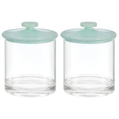 Acrylic Bathroom Canisters -Home storage 1600 Square JPG 09280MDBA.MAIN 3