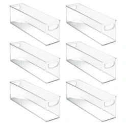 Narrow Stackable Kitchen Bin 15.5 X 3.75 X 4.75 18 Narrow Stackable Kitchen Bin 15.5 X 3.75 X 4.75 -Home storage 1600 Square JPG 09917MDB.PT02