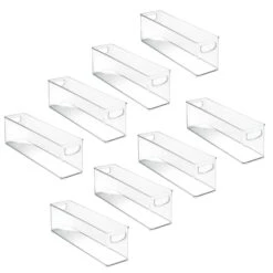 Narrow Stackable Kitchen Bin 15.5 X 3.75 X 4.75 19 Narrow Stackable Kitchen Bin 15.5 X 3.75 X 4.75 -Home storage 1600 Square JPG 09918MDB.PT02